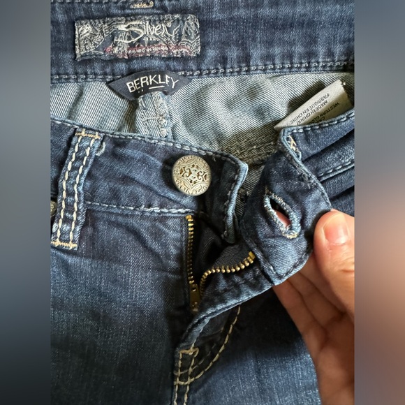 Silver Straight-Leg Jeans - Picture 6 of 6